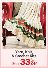 Yarn, Knit, & Crochet Kits Up to 33% Off