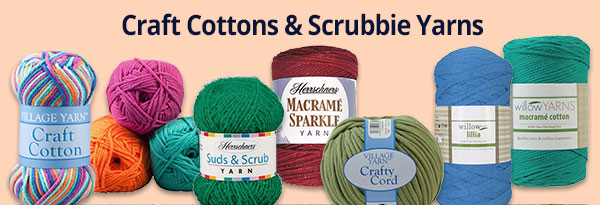 Craft Cottons & Scrubbie Yarns Craft Cottons Scrubbie Yarns 