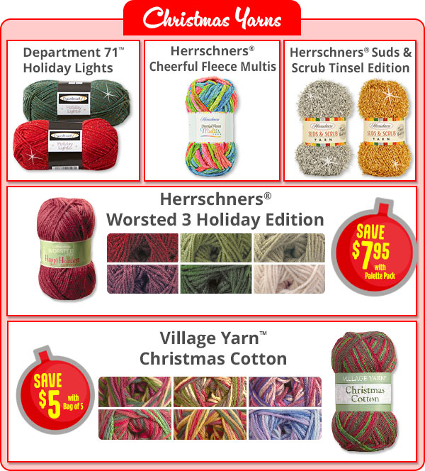 Herrschners Cheerful Fleece Multis Yarn Pack