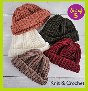 Knit & Crochet Set of 5