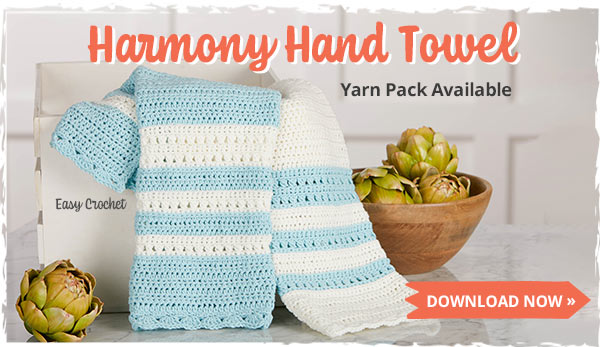 Herrschners Country Lace Kitchen Towels Crochet Kit