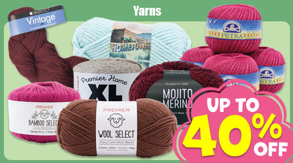 Yarns - UP TO 40% OFF