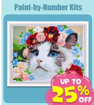 Paint-by-Number Kits - UP TO 25% OFF