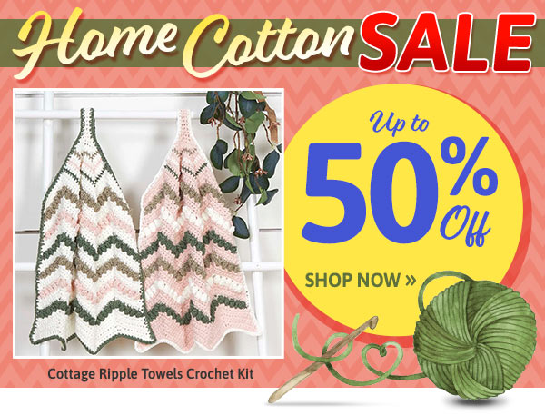 🏠 Cotton Yarns & Kits for the Home—Up to 50% off - Herrschners