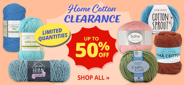 🏠 Cotton Yarns & Kits for the Home—Up to 50% off - Herrschners