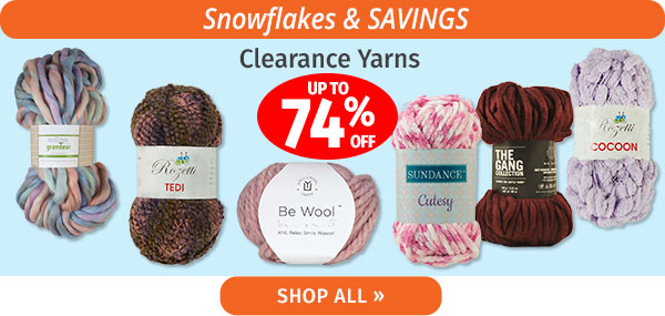 ENDING SOON! Up to 70% in our Yarn Clearance Sale - Herrschners