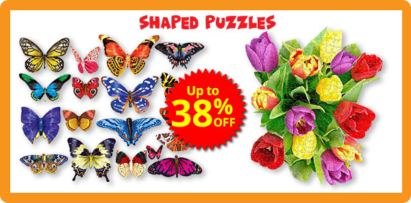 SHAPED PUZZLES - Up to 38% OFF