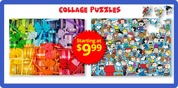 COLLAGE PUZZLES - Starting at $9.99