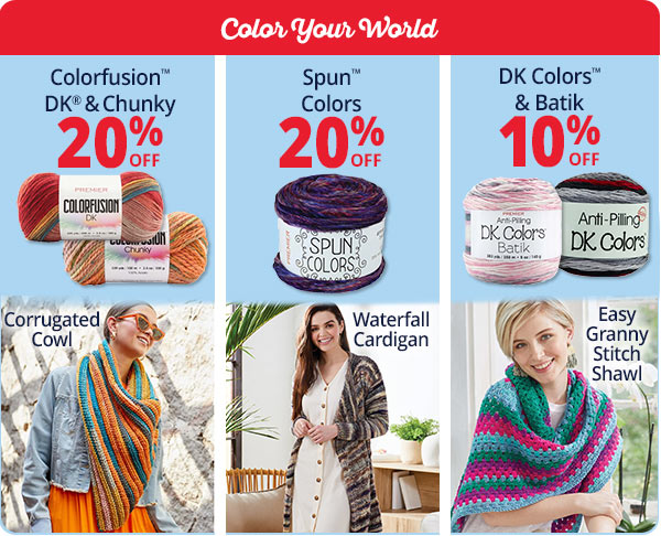 Premier® Colorfusion™ DK – Premier Yarns