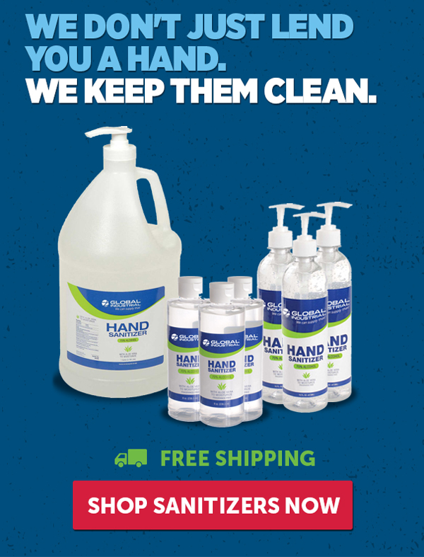 We Don't Just Lend You A Hand. We Keep Them Clean. - Shop Sanitizers Now