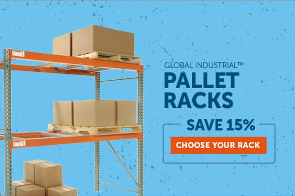 Global Industrial™ Pallet Racks Save 15% - Choose Your Rack