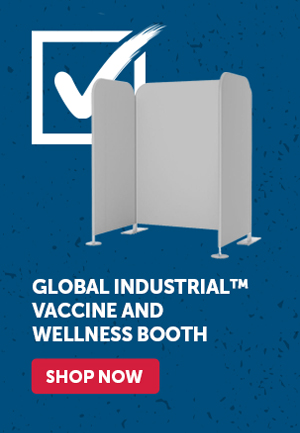 Global Industrial™ Vaccine And Wellness Booth - Shop Now