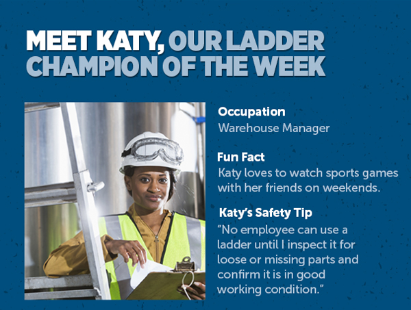 Meet Katy, Our Ladder Champion Of The Week