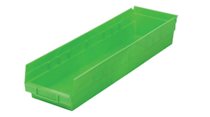 Global Industrial™ Plastic Nesting Storage Shelf Bin, 24/Package