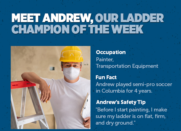 Meet Andrew, Our Ladder Champion Of The Week