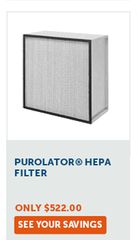 Purolator® HEPA Filter | Only $522.00 - See Your Savings