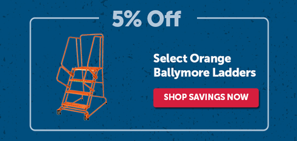 5% Off Select Orange Ballymore Ladders - Shop Savings Now