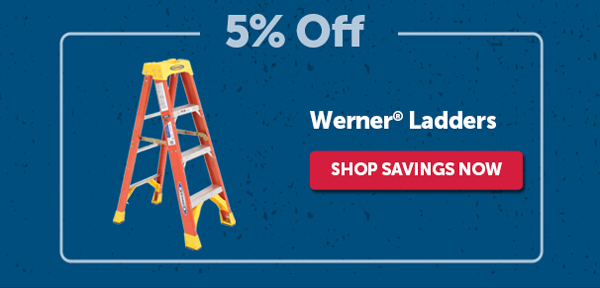 5% Off Werner® Ladders - Shop Savings Now