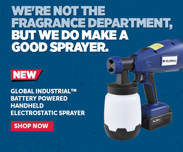 Global Industrial™ Battery Powered Handheld Electrostatic Sprayer - Shop Now