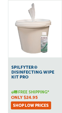 Spilfyter® Disinfecting Wipe Kit Pro - Shop Low Prices