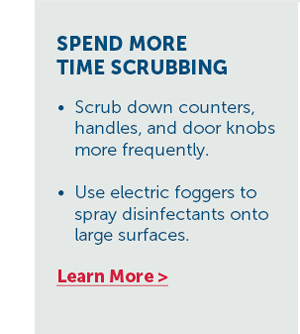 Spend More Time Scrubbing - Learn More >