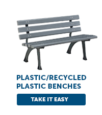 Plastic/Recycled Plastic Benches - Take It Easy