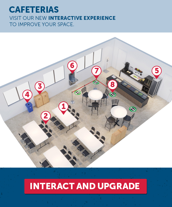 Cafeterias | Visit Our New Interactive Experience To Improve Your Space - Interact And Upgrade