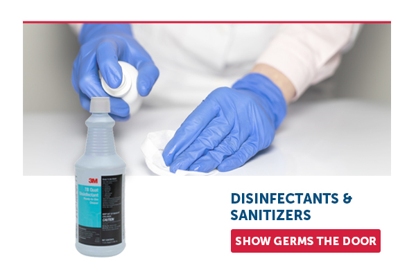 Disinfectants & Sanitizers - Show Germs The Door