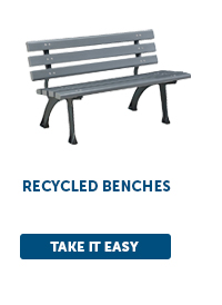 Recycled Benches - Take It Easy