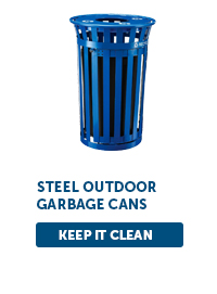 Steel Outdoor Garbage Cans - Keep It Clean