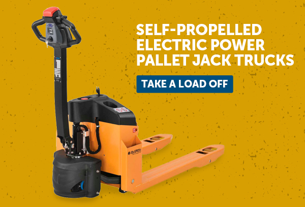 Self-Propelled Electric Power Pallet Jack Trucks - Take A Load Off