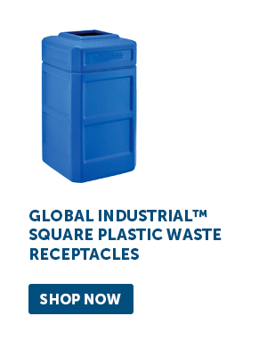 Global Industrial™ Square Plastic Waste Receptacles - Shop Now