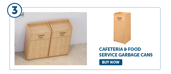 Cafeteria & Food Service Garbage Cans - Buy Now