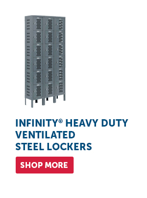 Infinity® Heavy Duty Ventilated Steel Lockers - Shop More