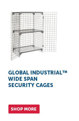 Global Industrial™ Wide Span Security Cages - Shop More