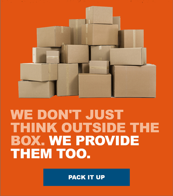 We Don't Just Think Outside The Box. We Provide Them Too. - Pack It Up