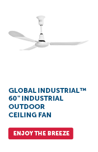 Global Industrial™ 60" Industrial Outdoor Ceiling Fan - Enjoy The Breeze