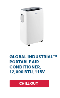 Global Industrial™ Portable Air Conditioner, 12,000 BTU, Cool Only, 115V - Chill Out