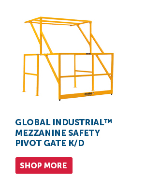 Global Industrial™ Mezzanine Safety Pivot Gate K/D - Shop More