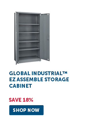 Global Industrial™ EZ Assemble Storage Cabinet | Save 18% - Shop Now