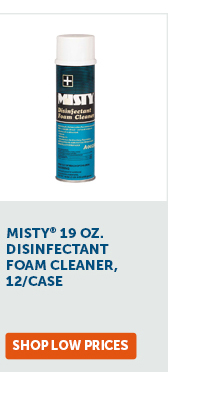 Misty® 19 oz. Disinfectant Foam Cleaner, 12/Case - Shop Low Prices