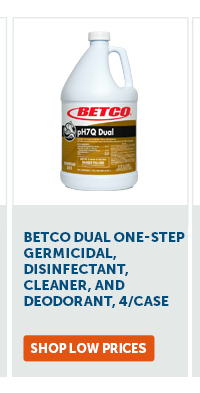 Betco pH7Q Dual One-Step Germicidal, Disinfectant, Cleaner, and Deodorant, 4/Case - Shop Low Prices