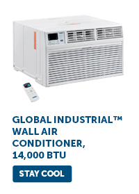 Global Industrial™ Wall Air Conditioner, 14,000 BTU - Stay Cool