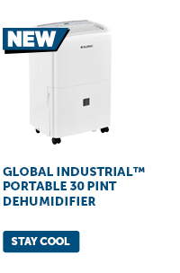 Global Industrial™ Portable 30 Pint Dehumidifier - Stay Cool