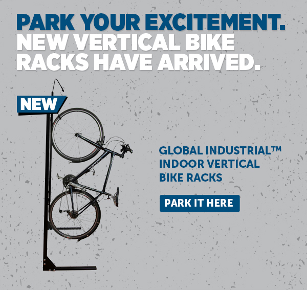 Global Industrial™ Indoor Vertical Bike Racks - Park It Here