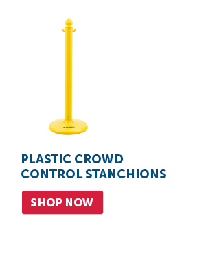 Plastic Crowd Control Stanchions - Shop Now