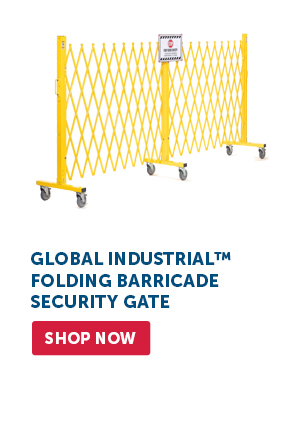 Global Industrial™ Folding Barricade Security Gate - Shop Now