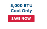 Global Industrial™ Wall Air Conditioner, 8,000 BTU, Cool Only - Save Now