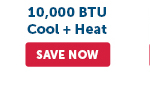 Global Industrial™ Wall Air Conditioner, 10,000 BTU, Cool + Heat - Save Now