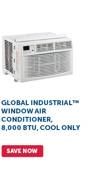 Global Industrial™ Window Air Conditioner, 8,000 BTU, Cool Only - Save Now